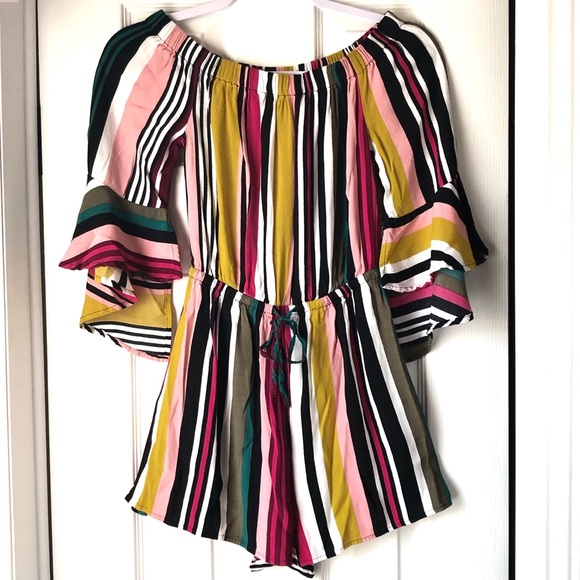 Express Multicolored Romper - Picture 4 of 10